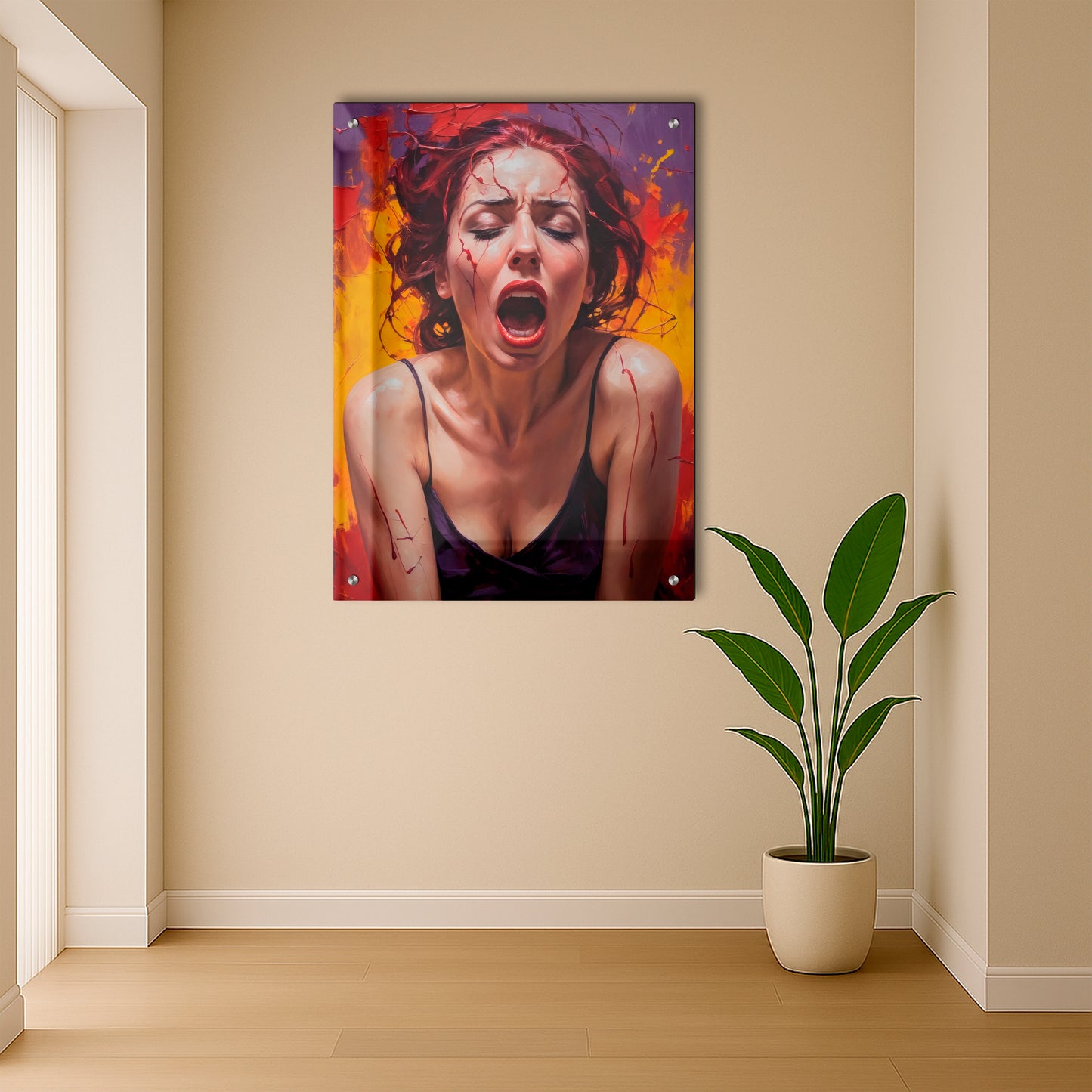 Emberborn Scream - Acrylic