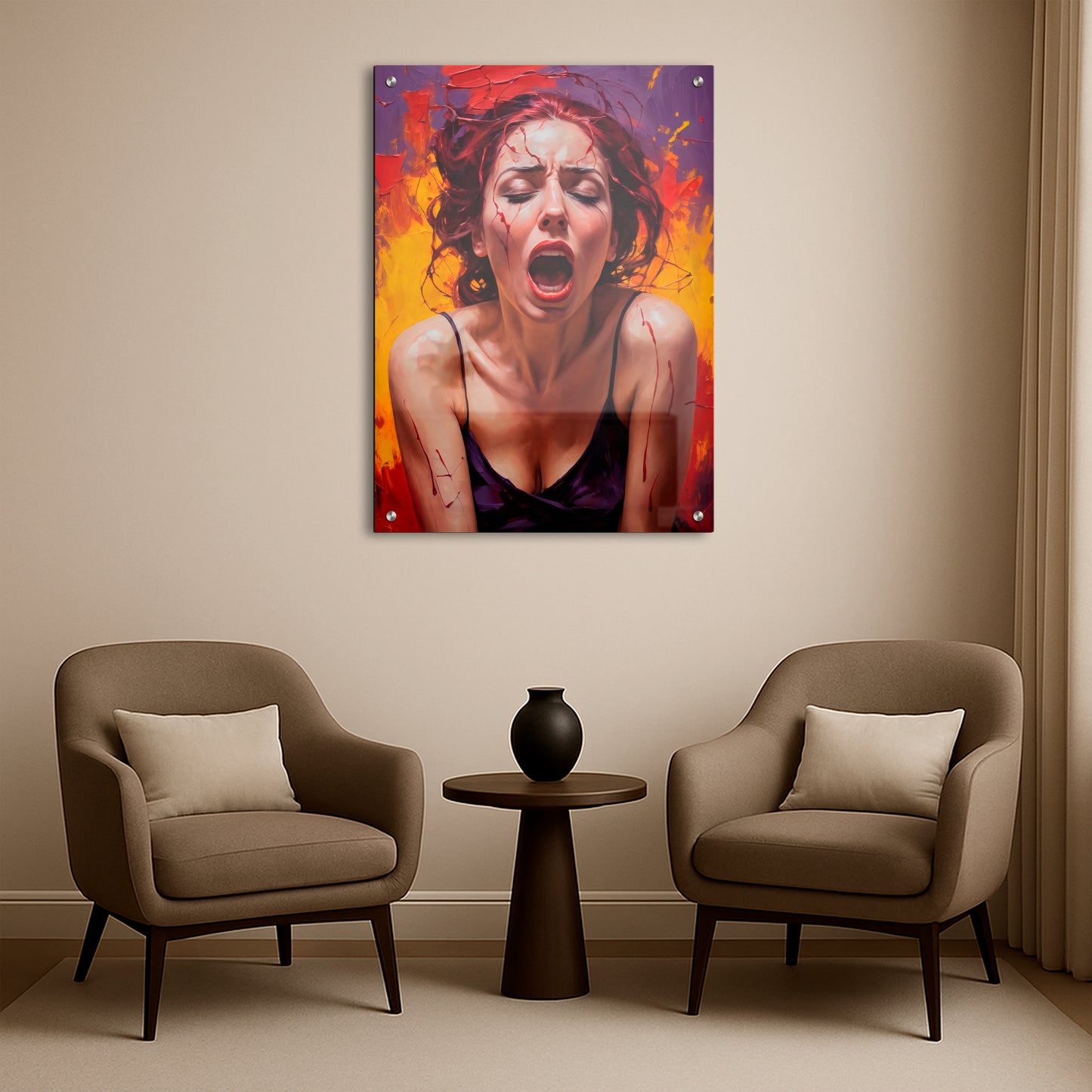 Emberborn Scream - Acrylic