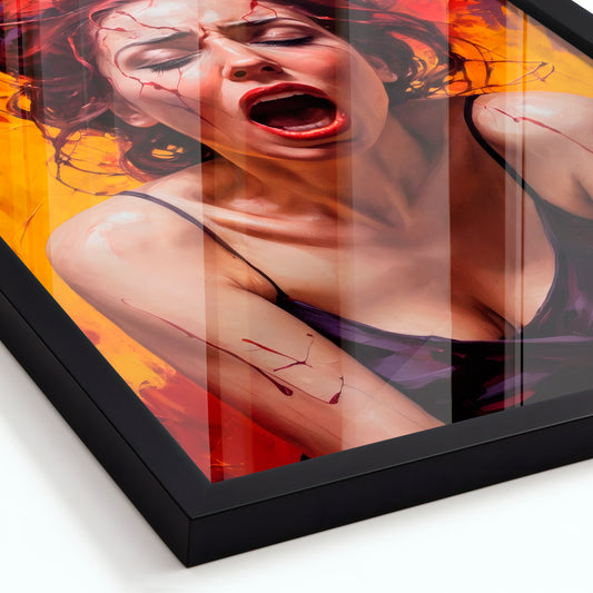 Emberborn Scream - Framed Matte