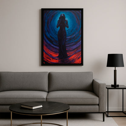 Midnight Tears - Framed Canvas