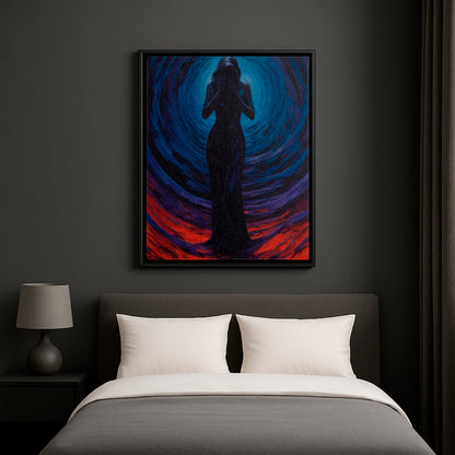 Midnight Tears - Framed Canvas
