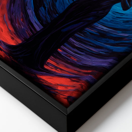 Midnight Tears - Framed Canvas