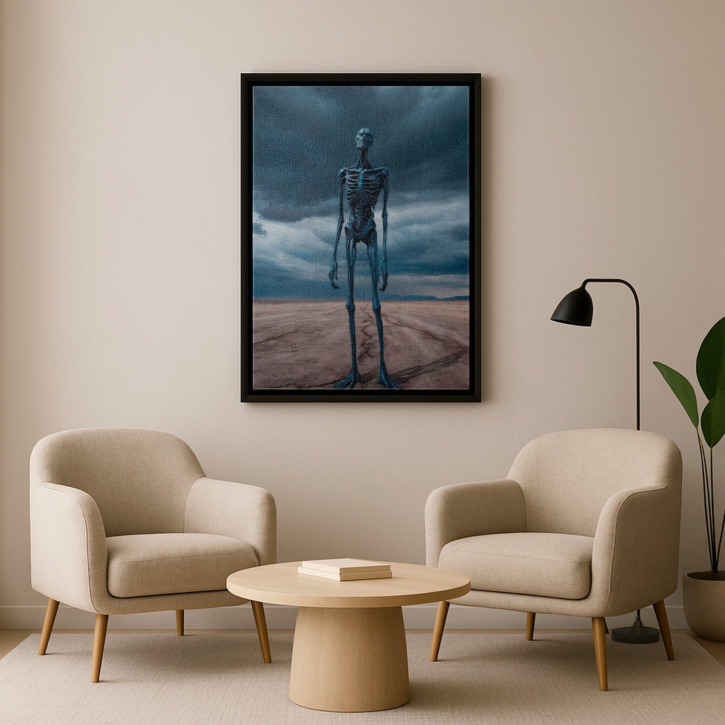 Titanium Wanderer - Framed Canvas
