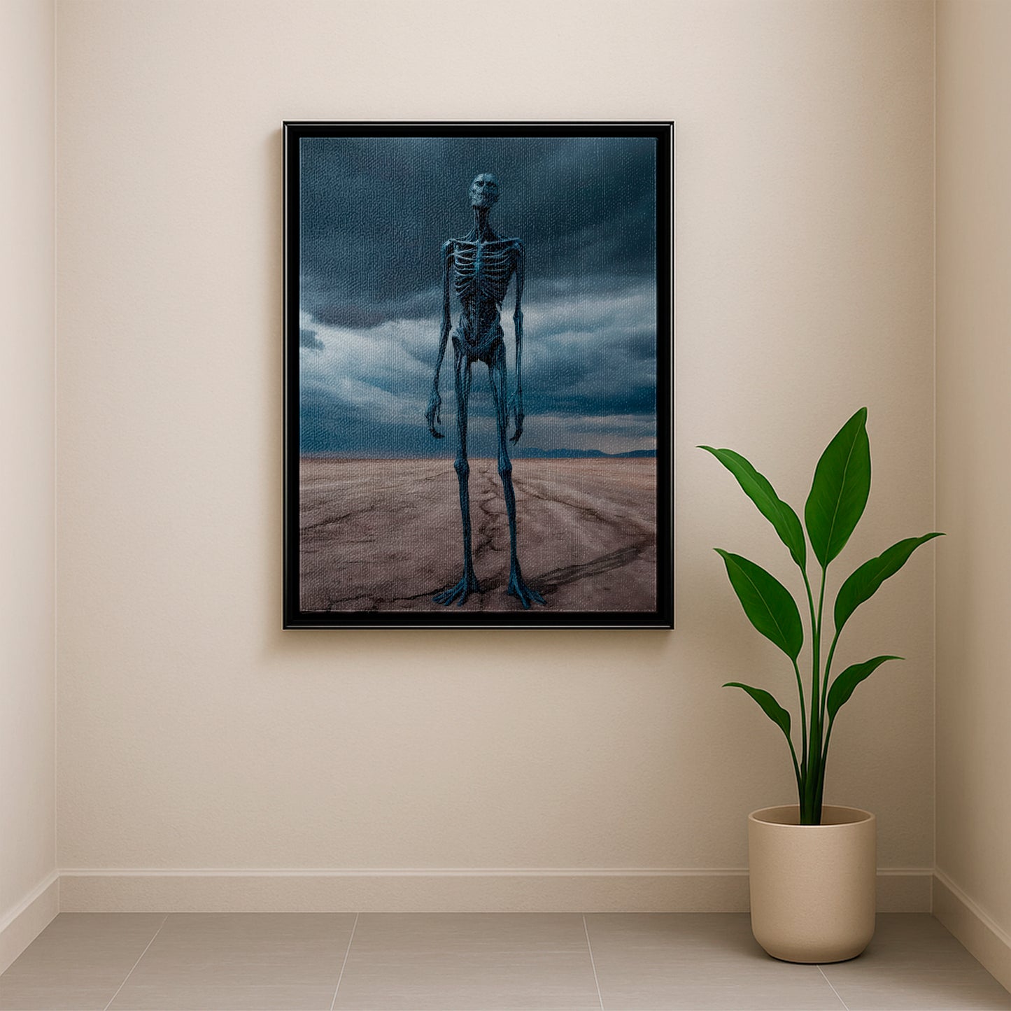 Titanium Wanderer - Framed Canvas