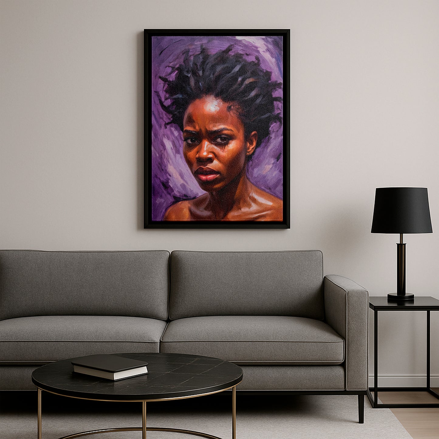 A Heart in Doubt - Framed Canvas