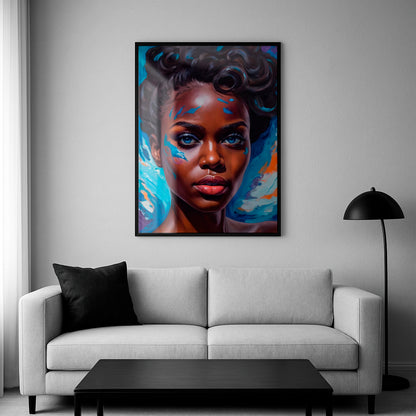 Sapphire Allure - Framed Matte