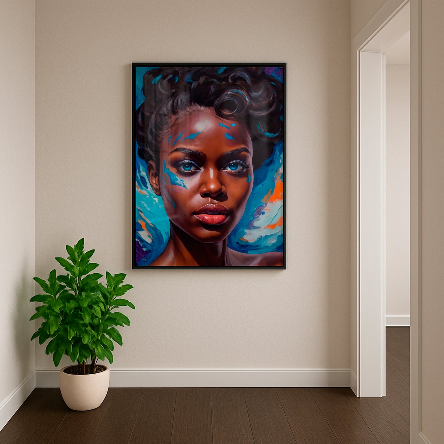 Sapphire Allure - Framed Matte