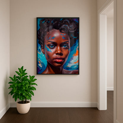 Sapphire Allure - Framed Matte