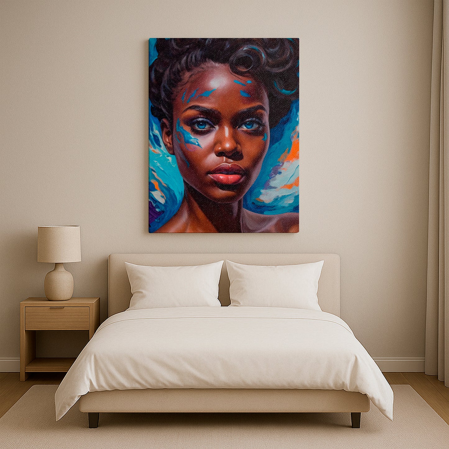 Sapphire Allure - Canvas