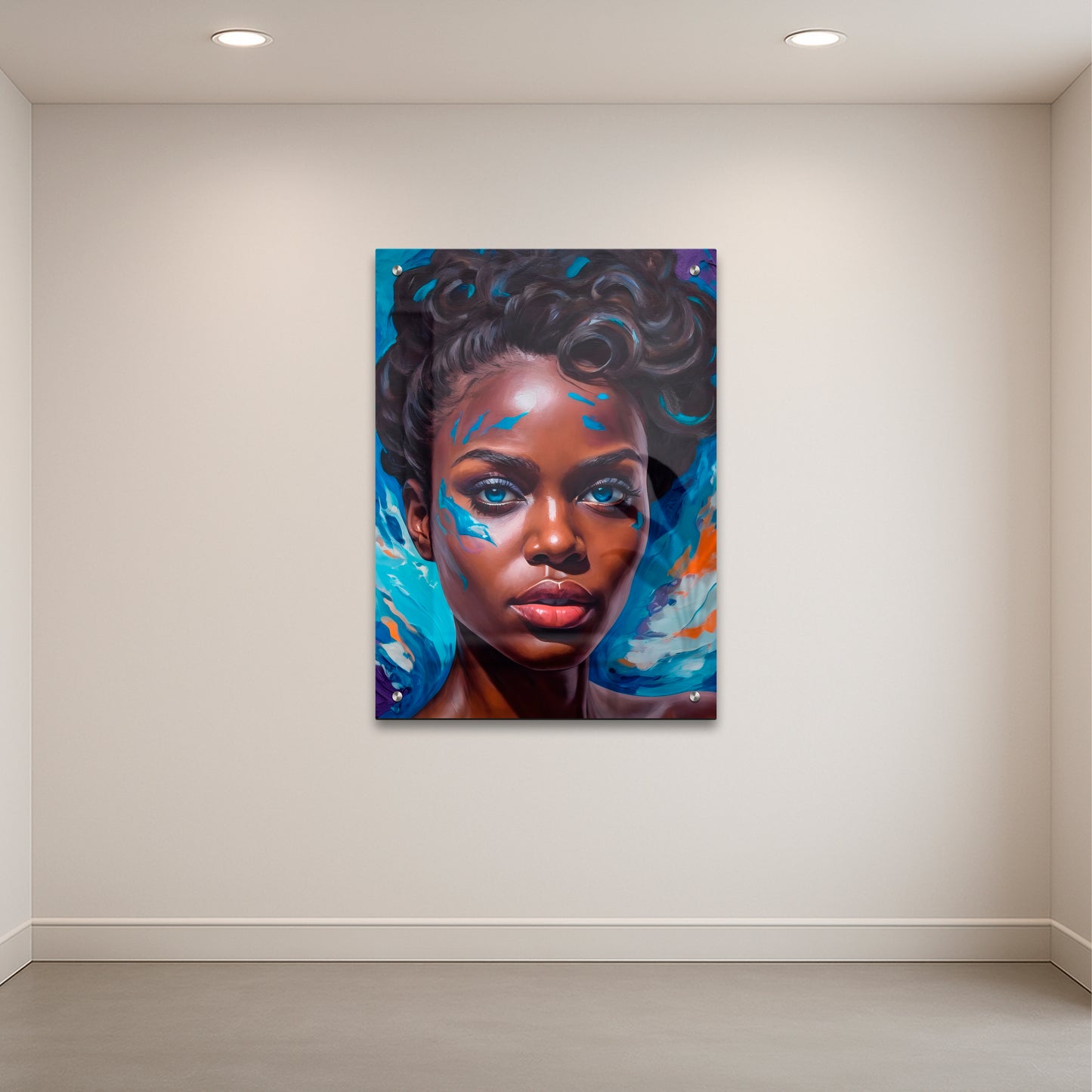 Sapphire Allure - Acrylic