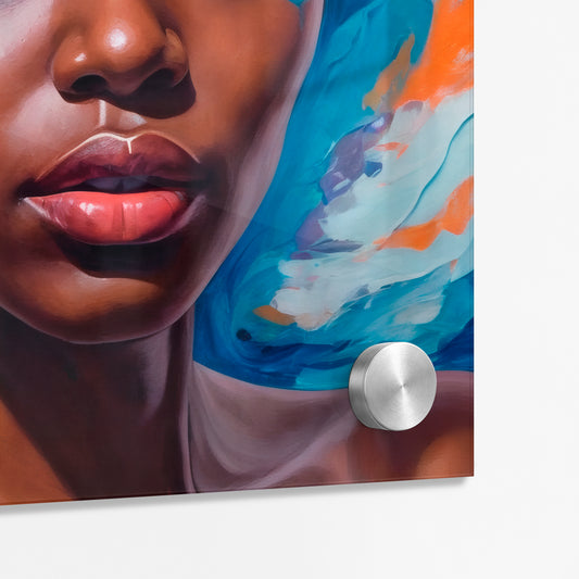Sapphire Allure - Acrylic