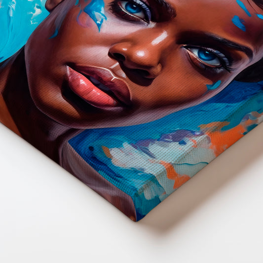 Sapphire Allure - Canvas