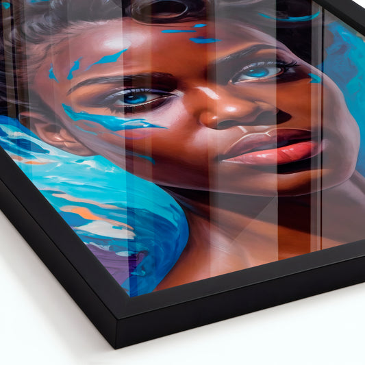 Sapphire Allure - Framed Matte