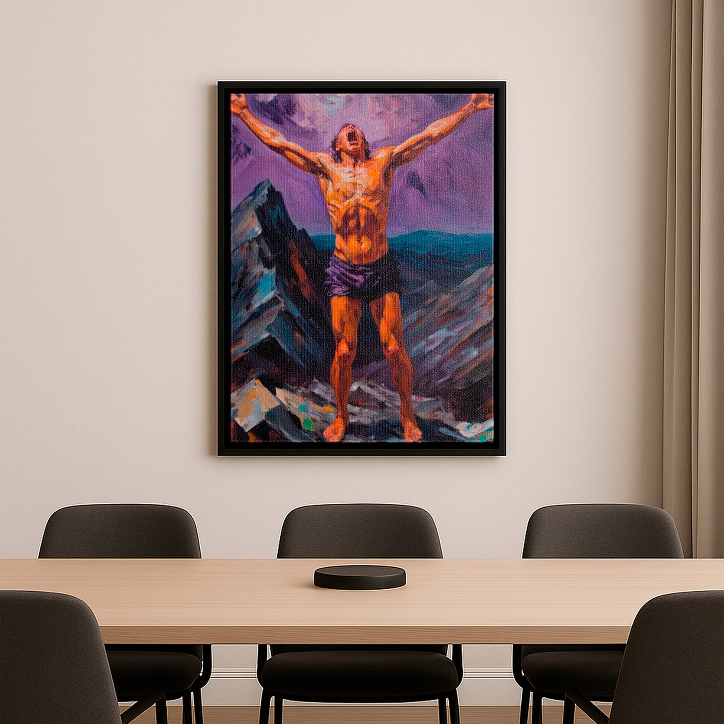 Cry of the Conqueror - Framed Canvas