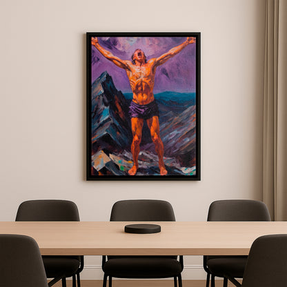 Cry of the Conqueror - Framed Canvas