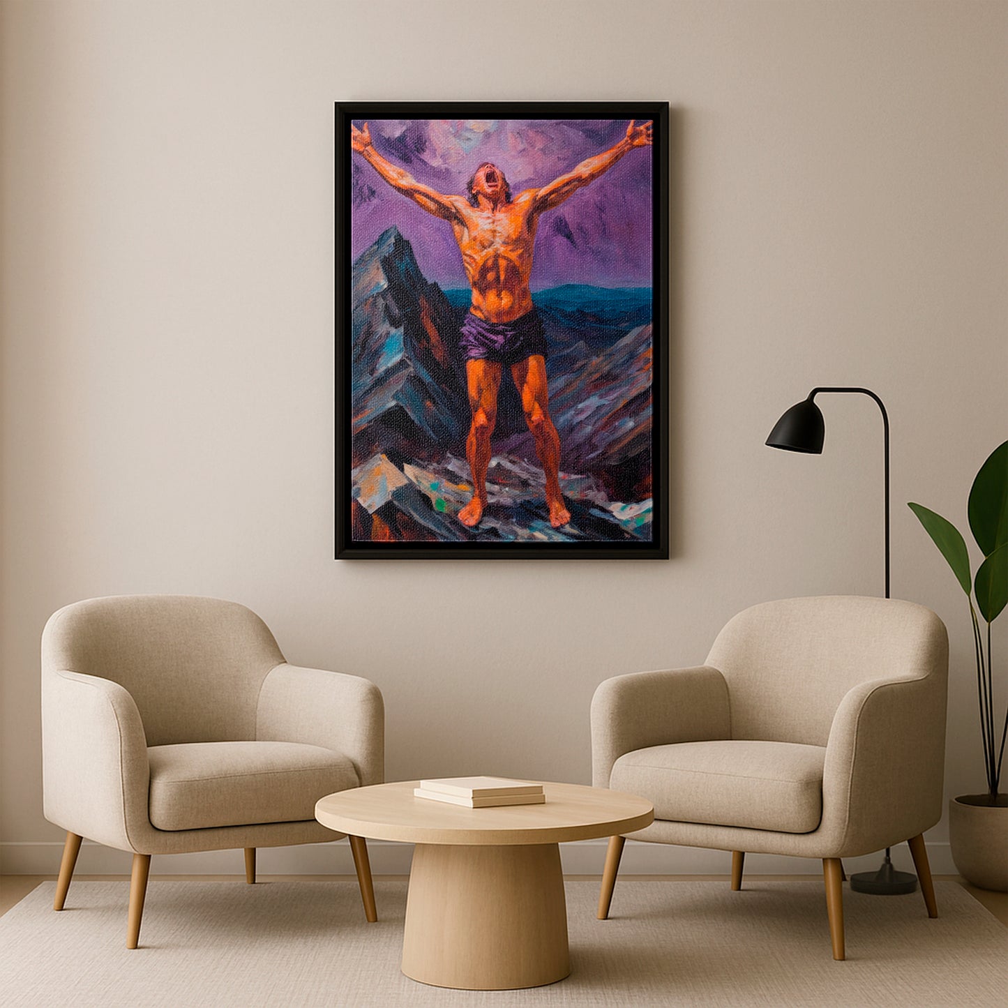 Cry of the Conqueror - Framed Canvas
