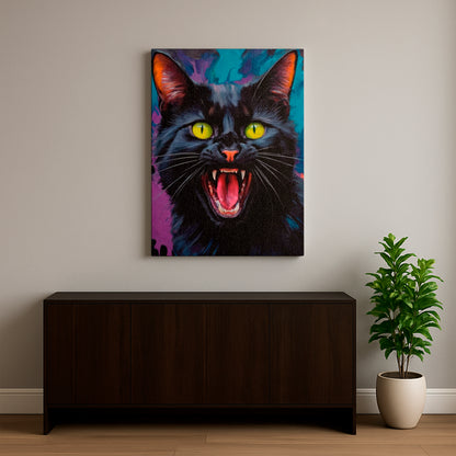 Dark Whiskers - Canvas