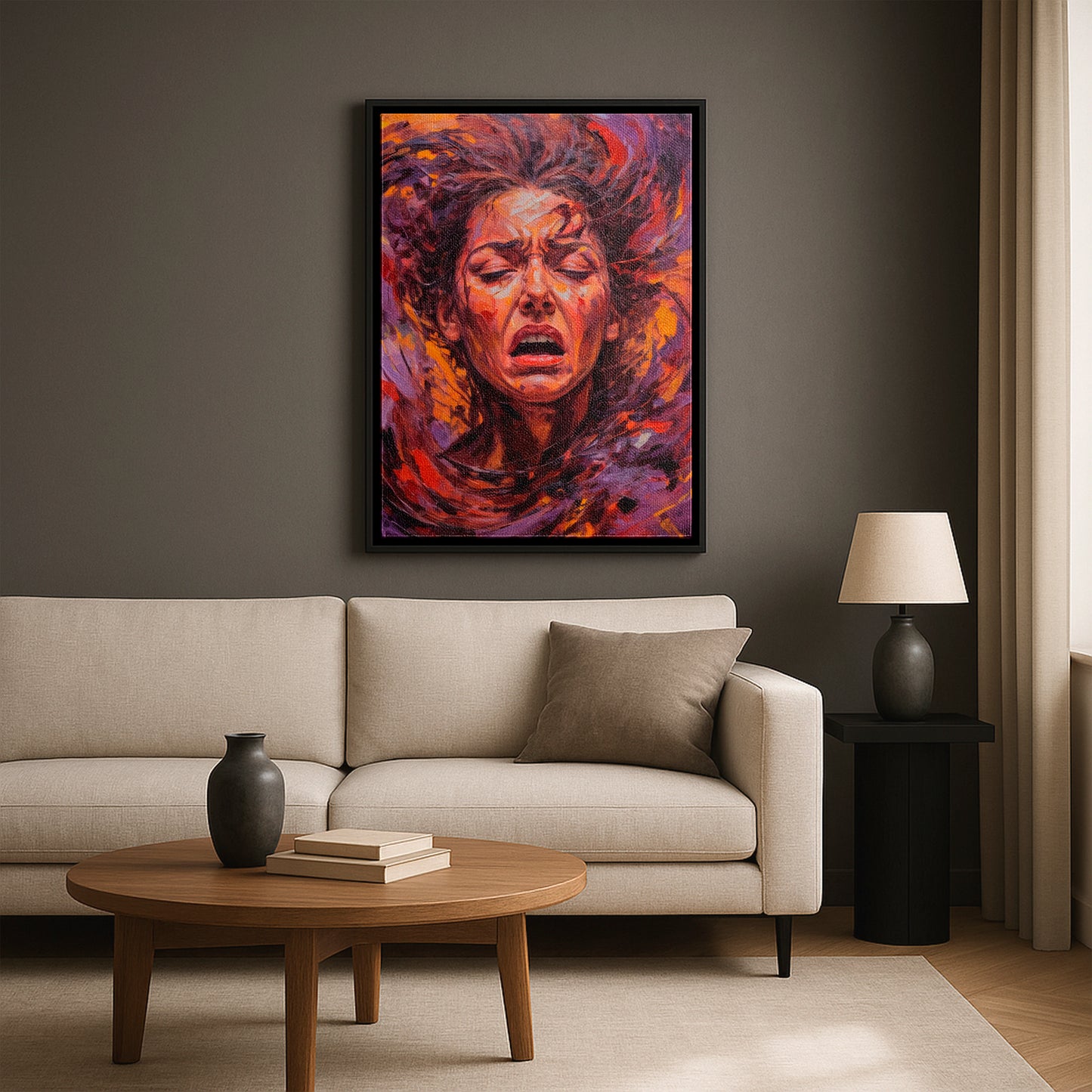 Ephemeral Departure - Framed Canvas