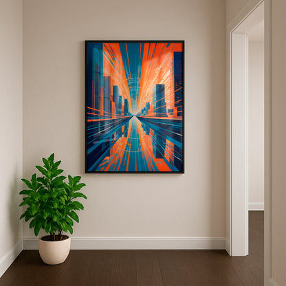 The River of Progress - Framed Matte