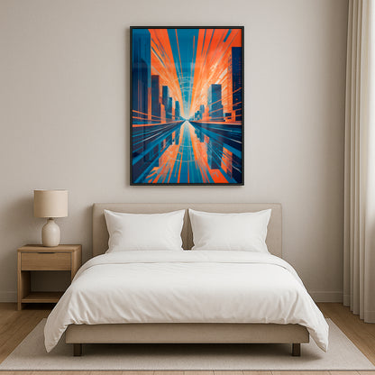 The River of Progress - Framed Matte