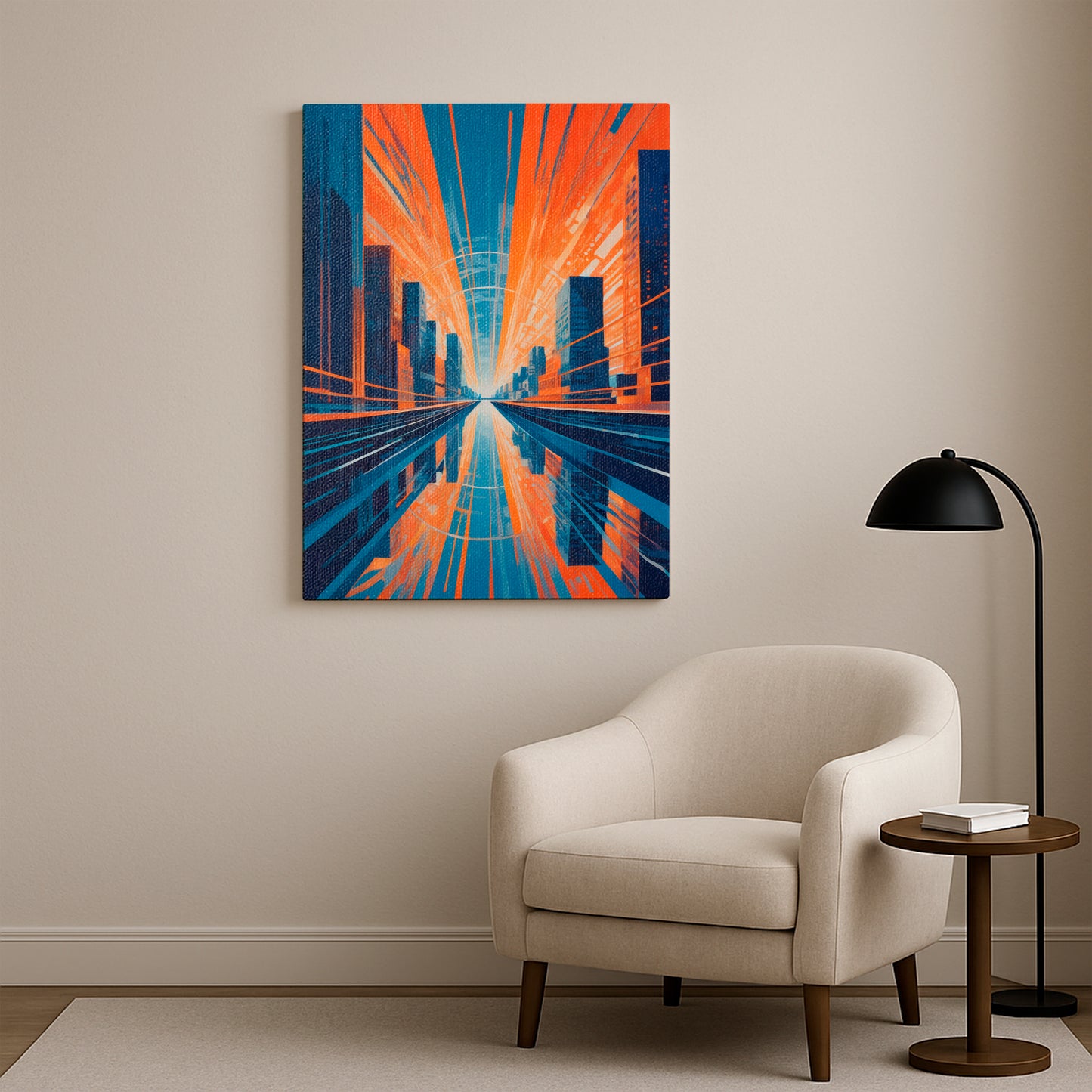 The River of Progress - Canvas