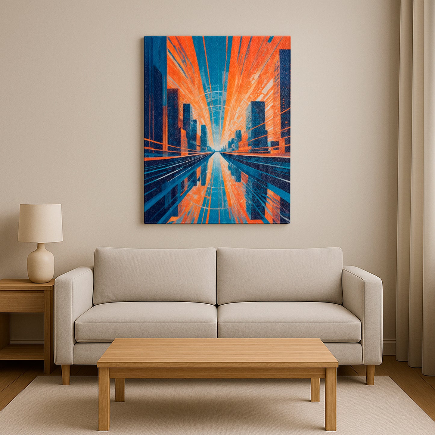 The River of Progress - Canvas