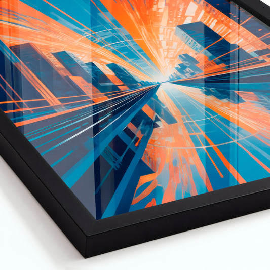 The River of Progress - Framed Matte