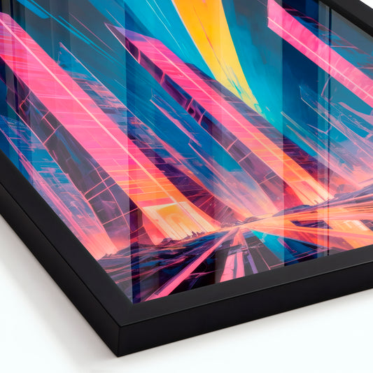 Shattered Futures - Framed Matte