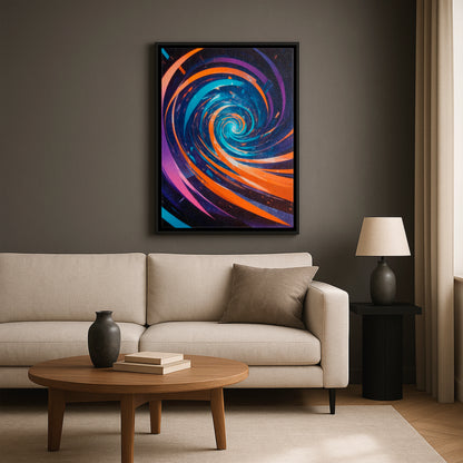 Beyond the Vortex - Framed Canvas