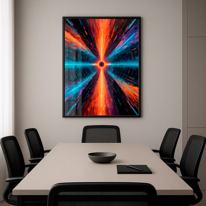 Core of Infinity - Framed Matte
