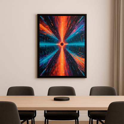 Core of Infinity - Framed Canvas
