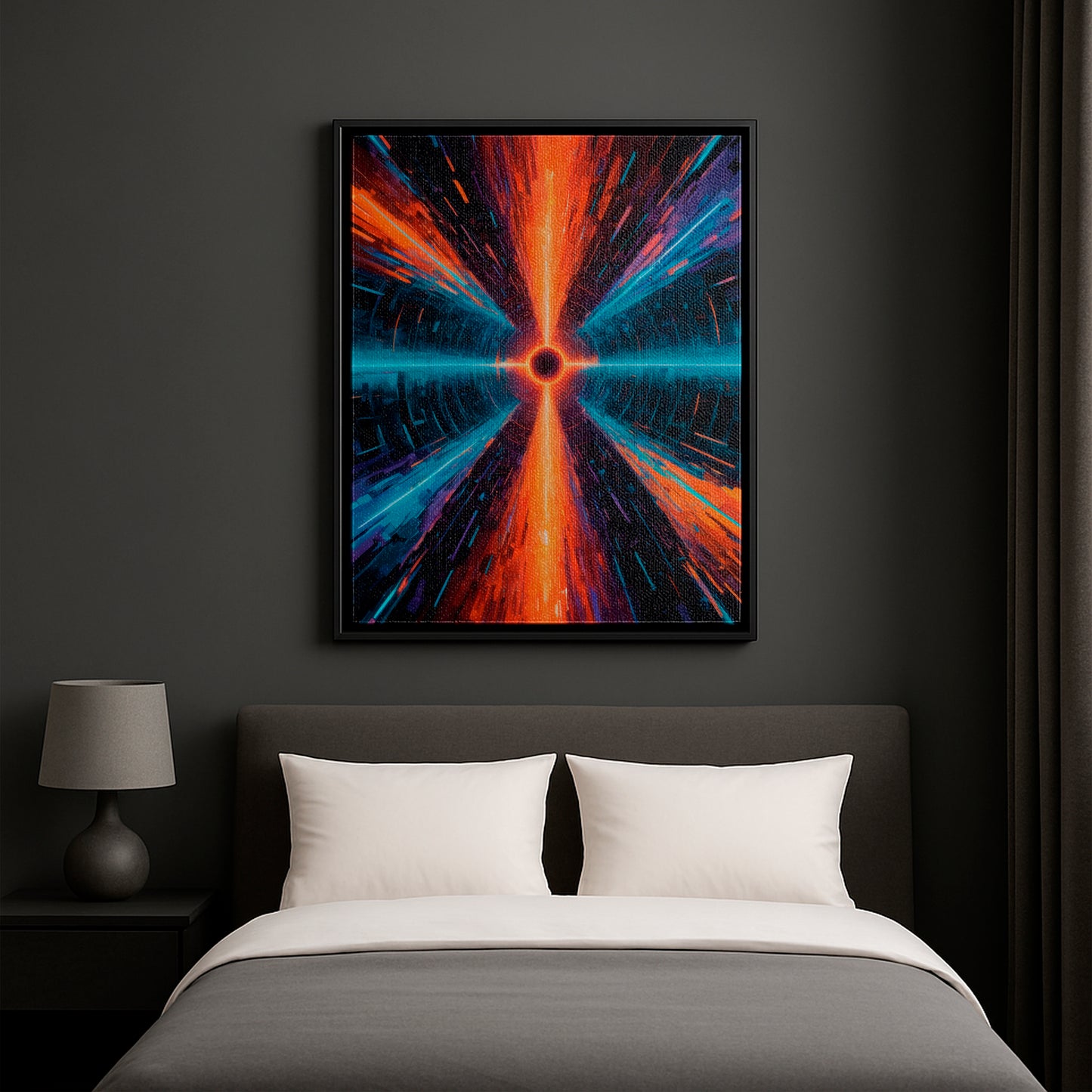 Core of Infinity - Framed Canvas