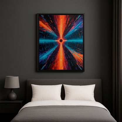 Core of Infinity - Framed Canvas