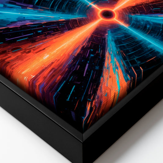 Core of Infinity - Framed Canvas