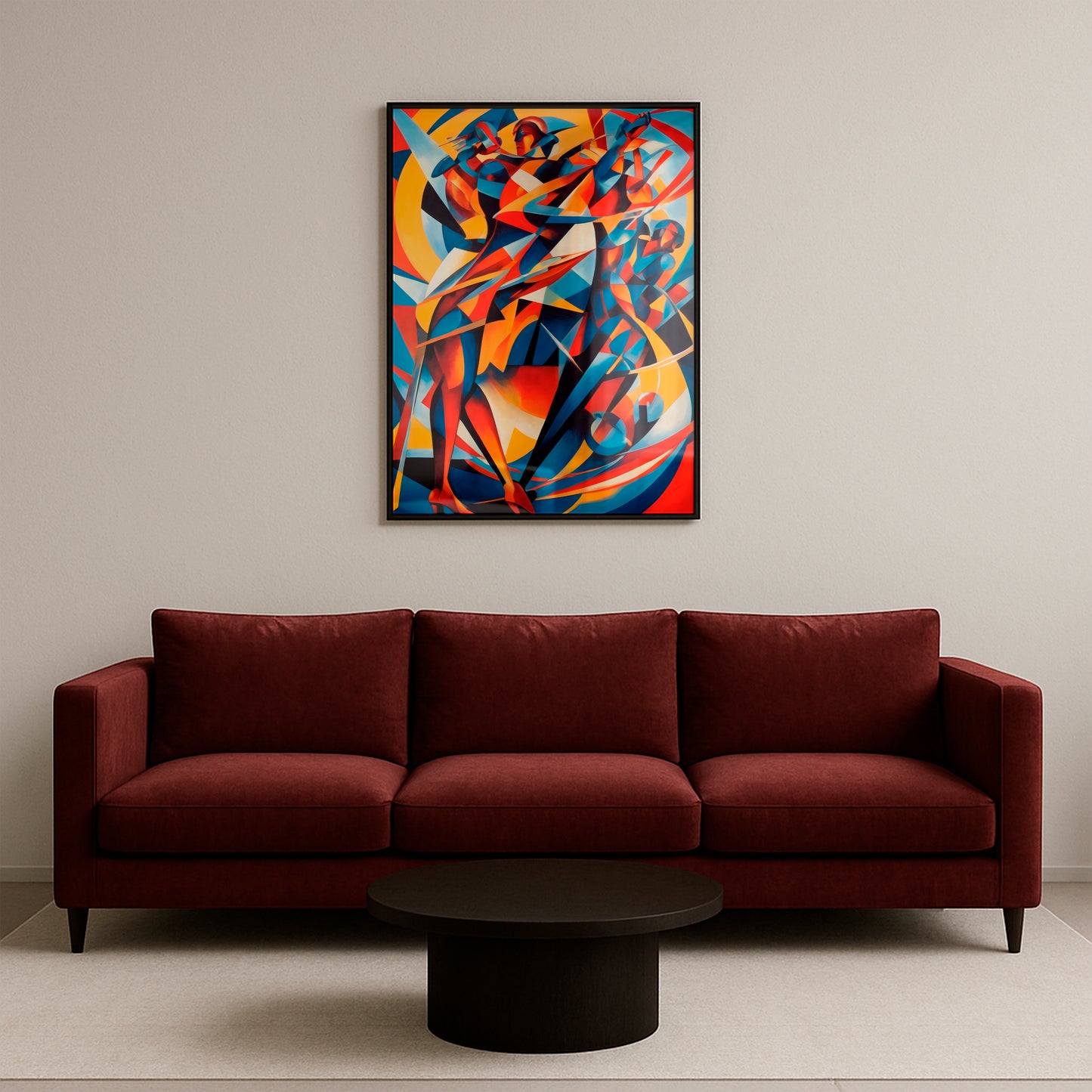 Synaptic Encounter - Framed Matte
