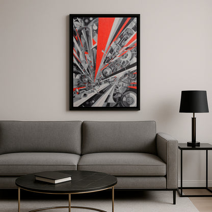 The Last Transmission I - Framed Canvas