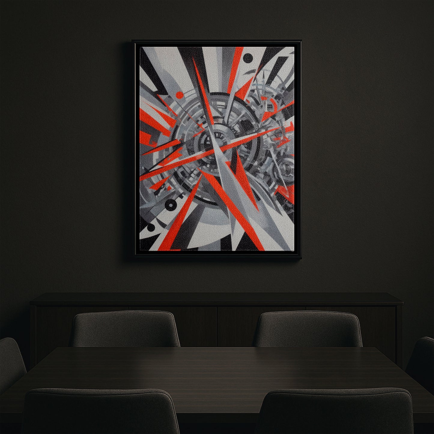 The Last Transmission II - Framed Canvas