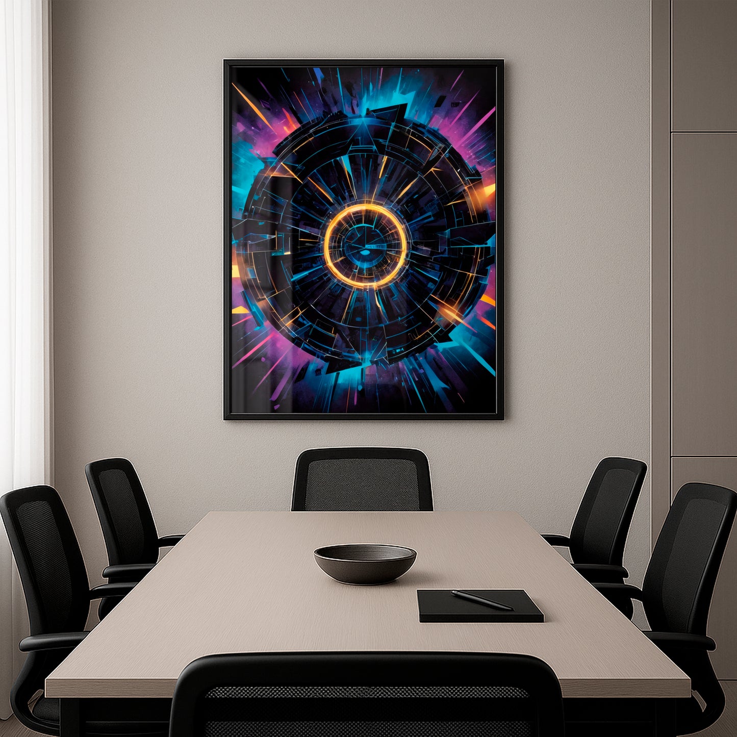 Into the Glowvoid - Framed Matte