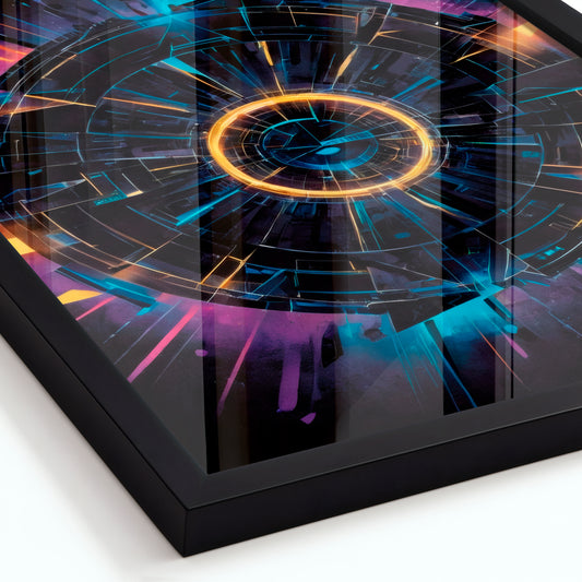 Into the Glowvoid - Framed Matte