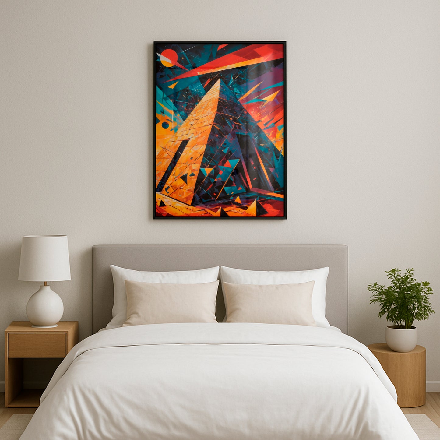 Pyramid of Celestial Secrets - Framed Matte