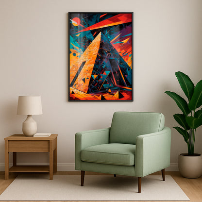 Pyramid of Celestial Secrets - Framed Matte