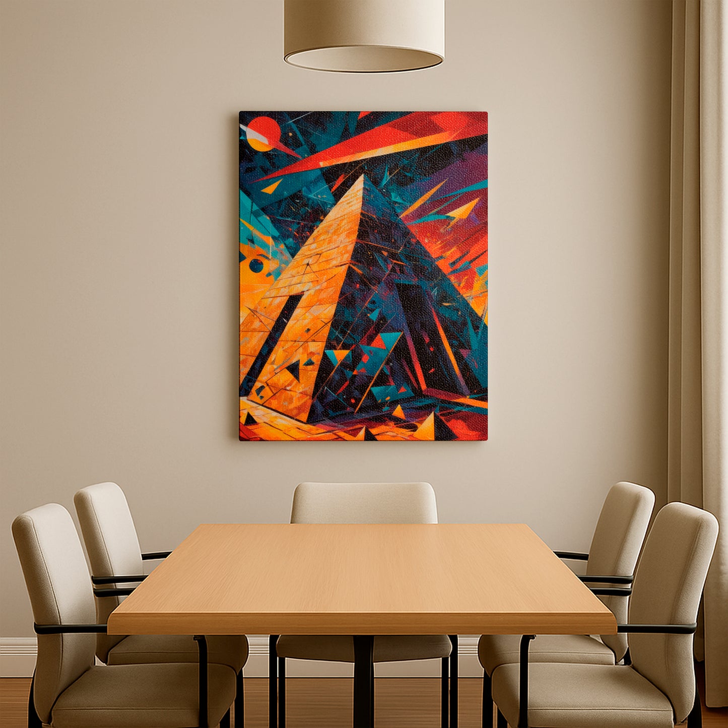 Pyramid of Celestial Secrets - Canvas