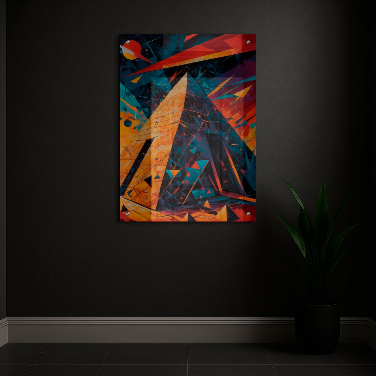 Pyramid of Celestial Secrets - Acrylic