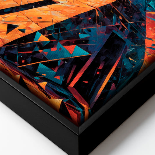 Pyramid of Celestial Secrets - Framed Canvas