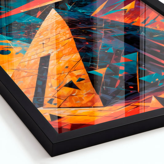 Pyramid of Celestial Secrets - Framed Matte