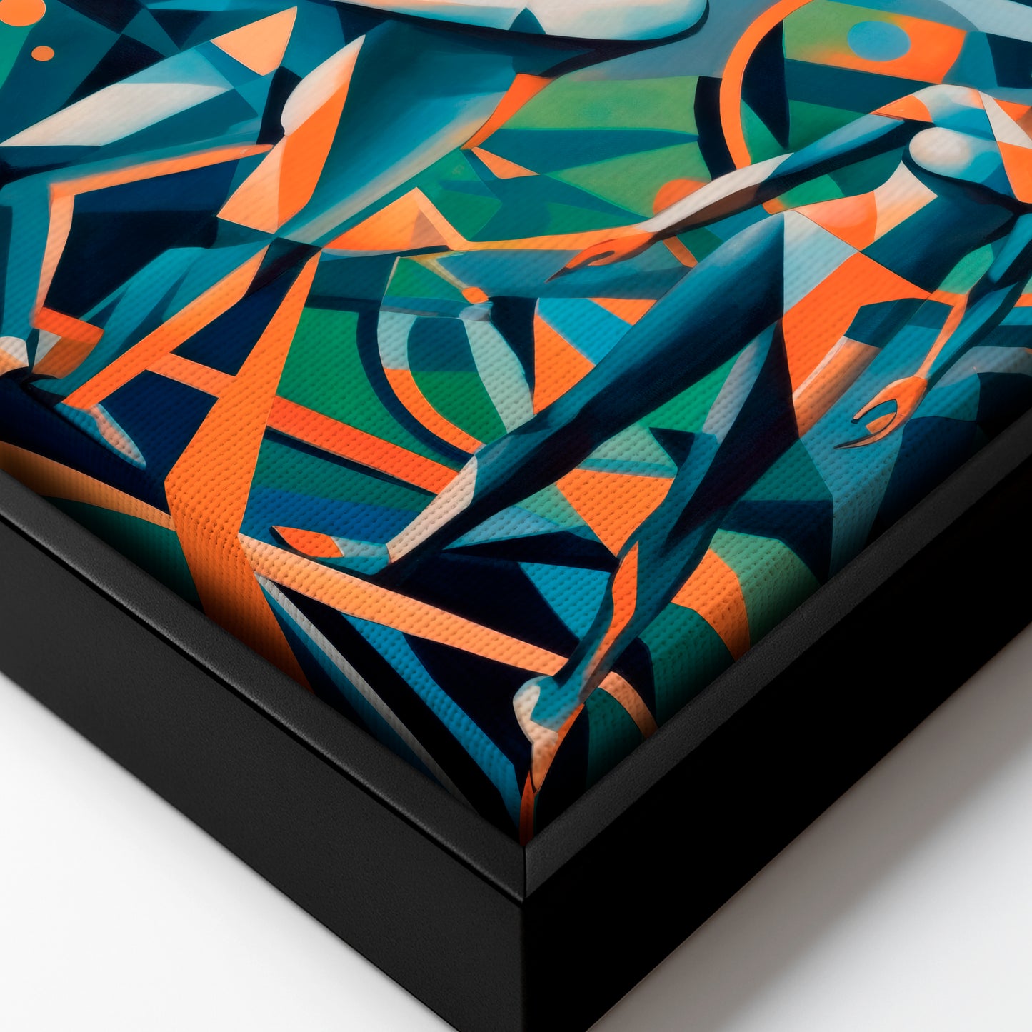 Interwoven Realities - Framed Canvas