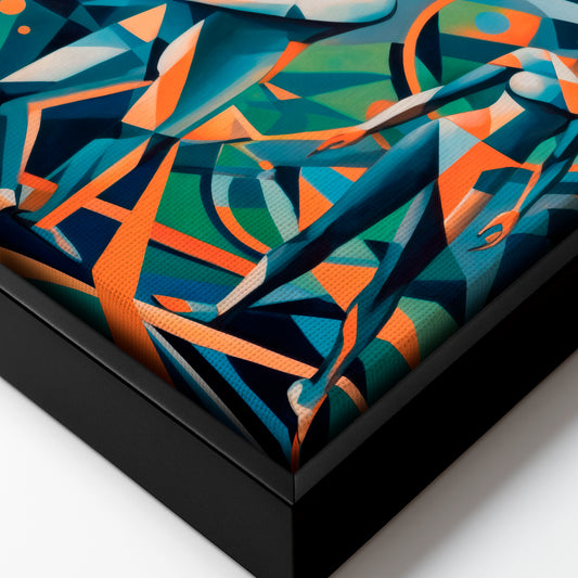 Interwoven Realities - Framed Canvas