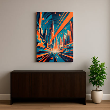 Dawn of the Metropolis - Canvas