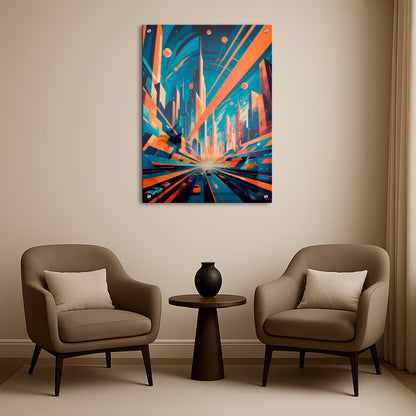 Dawn of the Metropolis - Acrylic