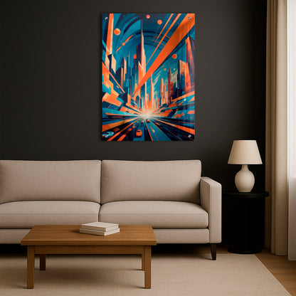 Dawn of the Metropolis - Acrylic